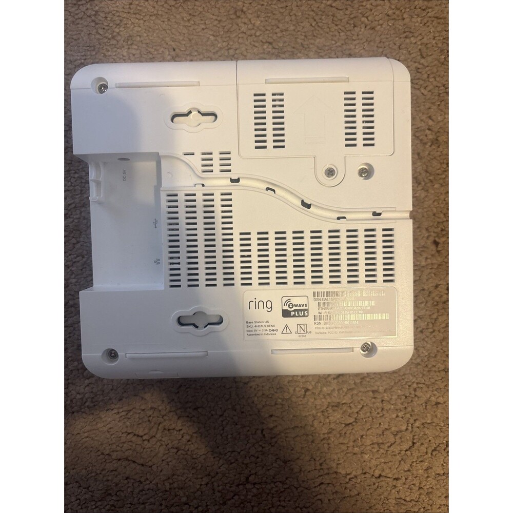 Ring Base Station US Home Security - White NO Power Cable 4HB1U90EN0 - Picture 6 of 6
